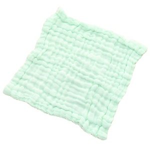 ผ้าเช็ดหน้าผ้าฝ้ายเนื้อนุ่มขนาด 12x12 นิ้ว ราคาถูก ขายส่ง ผ้ามัสลินออร์แกนิคธรรมชาติ 6 ชั้น สำหรับเช็ดทำความสะอาดเด็ก - Product Image 4