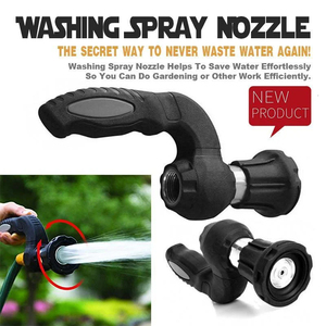5 Modes Pressurized Water Gun <b>Sprayers</b> Hose Blaster Fireman Nozzle Lawn Garden Super <b>Powerful</b> Home Original Car Washing New - Product Image 3