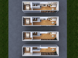 Casa Contenedor Prefabricada Más Vendida, Oficina Móvil, Cabaña Modular, Instalación Rápida, Habitación de <span class=keywords><strong>Camping</strong></span> Exterior Personalizada - Product Image 1