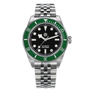 San Martin SN0128G 40mmDiver Watch NH35 <b>Automatic</b> Mechanical Enamel Dial Classic Men Watches Waterproof 200m Sapphire <b>Wristwatch</b> - Product Image 1