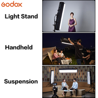 Lumière vidéo LED continue Godox AIR Tube Light AT200 Bi Daylight avec effets FX intégrés et étui portable, lumière photographique