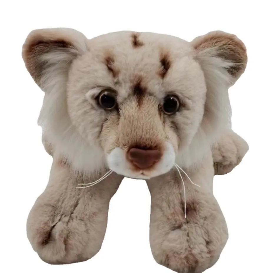 good quality animal lifelike custom design stuffed baby tiger plush toy