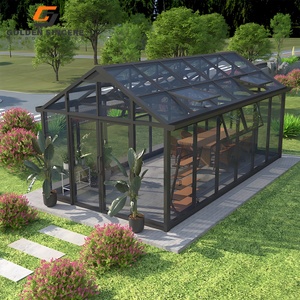 Sala de Sol de vidrio completo GS con rotura de puente térmico de aluminio para uso residencial moderno - Product Image 4