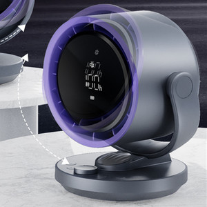 <span class=keywords><strong>Feigo</strong></span> Portable USB Ventilateur De Bureau De Poche Petit Ventilateur pour Bureau À Domicile Intelligent Ventilateur De Table Rotatif avec Led - Product Image 2