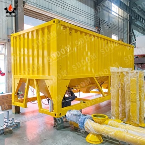 <span class=keywords><strong>Silo</strong></span> à poudre mobile personnalisable |   Tailles standard 20FT et 40FT |   Conception empilable, à profil bas et résistante à l'humidité (capacité de 30 à 100 tonnes) - Product Image 4