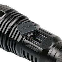Nouvelle conception de lampe torche tactique laser blanche rechargeable par USB, puissante, étanche IP65, longue portée, LED XHP90, pour la chasse