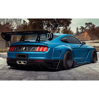 Nouveau kit carrosserie en fibre de verre pour Mustang 2015-2023, style Rbt Dawn amélioré, pare-chocs avant et arrière larges, capot et spoiler