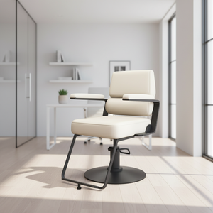 Sillón <span class=keywords><strong>de</strong></span> Barbería <span class=keywords><strong>de</strong></span> Alta Calidad con Reposapiés, Giratorio y Elevador, Silla <span class=keywords><strong>de</strong></span> Peluquería Especial para Salón <span class=keywords><strong>de</strong></span> Belleza, Muebles <span class=keywords><strong>de</strong></span> Salón - Product Image 1