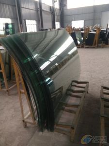 Verre de sécurité incurvé trempé et laminé sur mesure 12mm 14mm pour salle de bain, automobile, équipement électronique, creux - Product Image 2