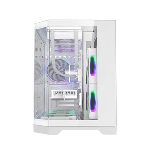 2025 nouveau boîtier d'ordinateur de jeu à flux d'air élevé compatible avec les cartes mères MicroATX MIniATX et la carte graphique 400MM - Product Image 3