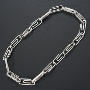 Bracelet Chaîne Hiphop en Argent Sterling 925 Plaqué Or, Bijou de Luxe Élégant et Tendance, Accessoire Scintillant Idéal pour un Cadeau - Product Image 4