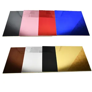 Vente en gros de fibre de bambou PET panneau mural métal miroir étanche pare-feu surface matériaux de décoration centres commerciaux boutique