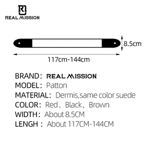 Correa <span class=keywords><strong>de</strong></span> guitarra personalizada <span class=keywords><strong>de</strong></span> alta calidad Real Mission, correa <span class=keywords><strong>de</strong></span> guitarra eléctrica <span class=keywords><strong>de</strong></span> cuero ajustable, correa <span class=keywords><strong>de</strong></span> guitarra, accesorio para instrumento Musical - Product Image 6