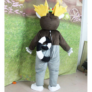 Costume da Mascotte del Re Julien, Personaggio dei Cartoni Animati, Prodotto su Misura dalla Fabbrica di Guangzhou, Costume Animale Lemur Lemuroid Lemuridae - Product Image 3