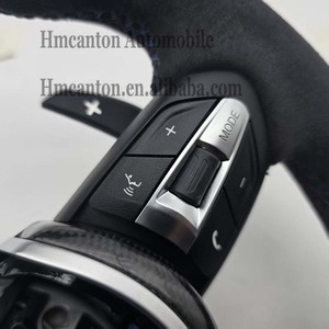 Rueda de fibra de carbono M Sport Alcantara de alta calidad para BMW F10 F30 F90 F01 F02 F12 F13 F90 3 4 5 Series volante de coche - Product Image 3