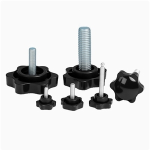 Bouton manuel en plastique LeGood avec insert fileté en laiton # 10-32 M5  1/4-20 - Product Image 2