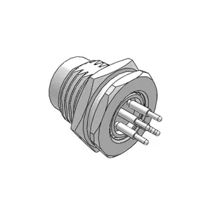 FPIC Custom IP68 impermeabili M5 connettori circolari industriali 2 Pin 3 Pin 5 Pin