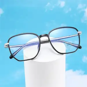 2023 New Retro Irregular Optical Frames TR90 Eyeglasses Frame Insert Foot Wire Myopia Frames For Woman And Man