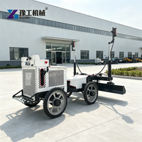 Niveleuse laser à essence pour béton, à faible entretien, idéale pour les parcs logistiques
