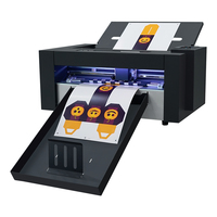 Máquina de corte y plegado de tarjetas de papel de tamaño A3 + para cajas de paquetes pequeños Plotter de plegado de corte completo de medio corte