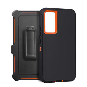 Funda de teléfono resistente a prueba de golpes Defender Armor Hybrid Hard Case con clip de cinturón para <span class=keywords><strong>Galaxy</strong></span> A32 <span class=keywords><strong>A33</strong></span> A35 A30 A21 A23 A25 4G 5G - Product Image 1