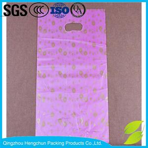 Bolsas de Plástico con Asas Troqueladas de LDPE Coloridas Personalizadas HC / Bolsas de Plástico Troqueladas - Product Image 4