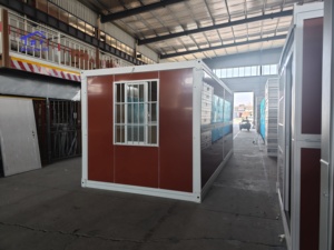 Maison préfabriquée en conteneur pliant avec panneaux EPS/PU, adaptée au dortoir des étudiants, à l'école temporaire ou au logement des travailleurs - Product Image 2