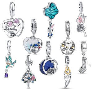 Wholesale Bracelet <strong>Charms</strong> 925 Sterling <strong>Silver</strong> <strong>Charms</strong> European Bead Jewelry for Bracelet Making Pendants <strong>Charms</strong> <strong>Silver</strong> Jewelry - Product Image 1