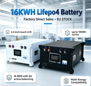 แบตเตอรี่ WH Lifepo4 แพ็ค 48V 51.2V 100Ah 200Ah 314Ah 10KWH 16kwh <span class=keywords><strong>กล่อง</strong></span>เก็บพลังงานภายใน<span class=keywords><strong>บ</strong></span>้าน พร้อมระบ<span class=keywords><strong>บ</strong></span> BMS ในตัว 8000+ รอ<span class=keywords><strong>บ</strong></span>การใช้งาน เซลล์เกร<span class=keywords><strong>ด</strong></span> A - Product Image 1