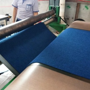 Laiwu nhà máy bán buôn thảm cửa có thể giặt Polyester kim cảm thấy sọc thảm - Product Image 4