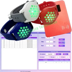 led waterproof timer reminding time control charging wristbands led waterproof countdown timer