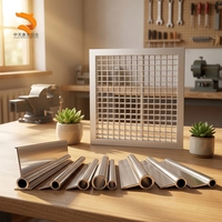 Grille de ventilation en alliage d'aluminium pour systèmes CVC, support de fixation pour diffuseur d'air, découpe et pliage, profil en T série 6000 T3-T8