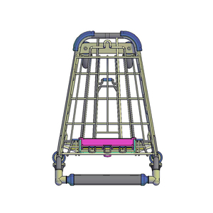 Carrito de equipaje de alta calidad con estructura metálica para pasajeros en aeropuertos y estaciones. - Product Image 6
