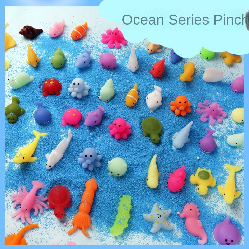 Adorable Marine Life Squeeze Sensory Fidget Toy Anti-Anxiety Stress Relief for Adults & Kids 5-7 Years Made of EVA