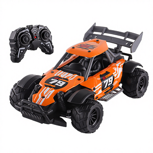 Nouvelle voiture de course télécommandée RC tout-terrain en plastique à 4 canaux haute vitesse 2,4 <span class=keywords><strong>G</strong></span> avec une portée de 60 m pour enfants - Product Image 1