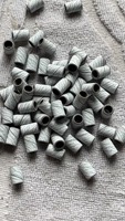 80 #   150 #   Bandes de ponçage en carbure pour manucure et pédicure avec fonction de nettoyage des cuticules pour embouts de ponceuse à ongles