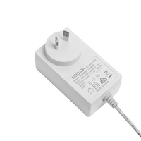 Adaptateur d'alimentation de bureau 48W 24V 2A, câble de 1,2 m, adaptateur d'alimentation 24V pour CCTV
