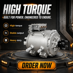Motor Eléctrico de Alto Torque de 155kW y 374V para Conversión de Eje Trasero de Vehículos Comerciales, Autobuses y Camiones Eléctricos - Product Image 1