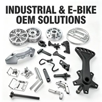 Services de forgeage de l'acier pour les pièces structurelles de vélos et de VTT avec usinage CNC, composants légers anodisés haute résistance