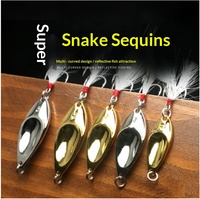 Umpan Pancing Spinnerbait Ikan Gabus Lemparan Jauh Bahan Zinc Alloy Umpan Keras Buatan Umpan Putar Dengan Kait Grosir Pancing Bass