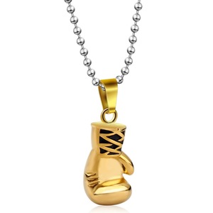 Titanium Steel <b>Boxing</b> <b>Glove</b> Pendant <b>Necklace</b> | Stainless Steel Men's Fashion Jewelry - Product Image 5