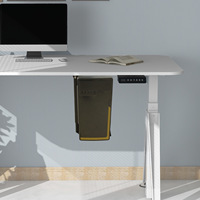 Support de rangement pour ordinateur commercial Xavier Steel, support haut, capacité de charge élevée, hauteur réglable, bureau moderne pour salon
