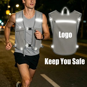 <span class=keywords><strong>Gilet</strong></span> d'hydratation portable en nylon et polyester, personnalisable, faible MOQ, en stock, avec bidons, sac de course inclus, unisexe-adulte - Product Image 6