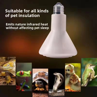 Lampe LED céramique à économie d'énergie, culot E27, alimentation CA, design A19 pour chauffage de terrarium de dragon barbu