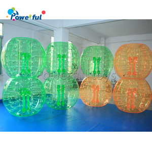 Ballon de football <span class=keywords><strong>gonflable</strong></span> vert <span class=keywords><strong>avec</strong></span> fenêtre pour jeux de Zorb et de Bubble Soccer - Product Image 4