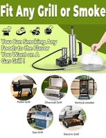 PIOEN Advanced Portable sans fil électrique fumeur dernière mise à niveau générateur de fumeur froid boîte à fumer chaud/froid gaz meubles d'extérieur