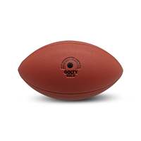 Ballon de football américain GOLTY FM-1012 cousu à la machine pour clubs et écoles, revêtement en PVC, usage d'entraînement, vente en gros, personnalisable