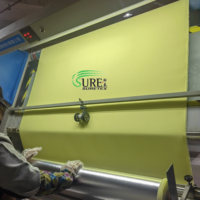 Tissu ignifuge résistant à la chaleur en Para-Aramide enduit de feuille d'aluminium pour vêtements de pompier, usage aérospatial et automobile