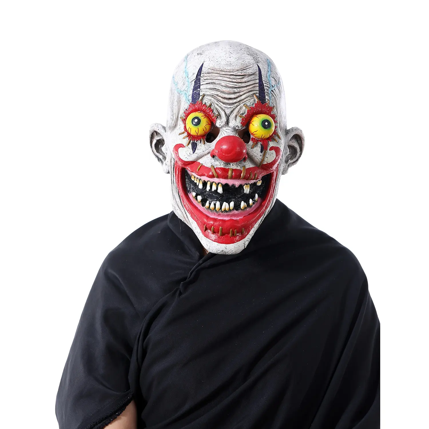 Vreselijke Feestdecoratie Spookhuis Rol Cosplay Halloween Latex 3d Zacht Grote Mond Clown Masker