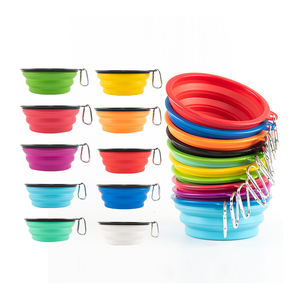 Penjualan Terbaik disesuaikan kualitas tinggi dilipat mangkuk anjing portabel dilipat mangkuk air silikon mangkuk hewan peliharaan perjalanan - Product Image 5